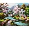 Kép 1/5 - Pavilon a patakparton  (50x40 cm)