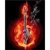 Kép 1/6 - Guitar on fire (40x50 cm)