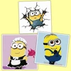 Kép 1/6 - Minionok (3 gyermek számfestő egy csomagban)