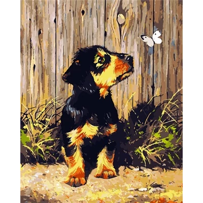 Tacsi és a pillangó (40x50 cm)