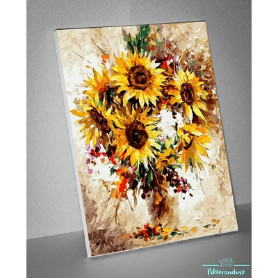 Afremov napraforgói - SZÁMFESTŐ (40x50 cm)