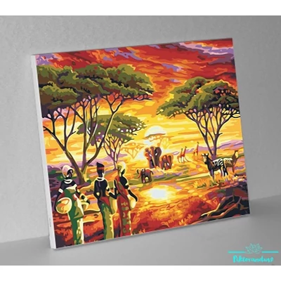 Valahol Afrikában (50x40 cm)