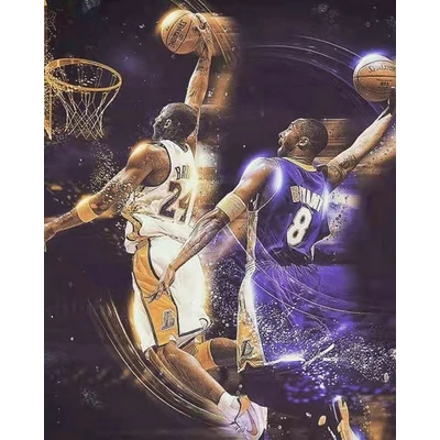 Kobe - A legenda  - SZÁMFESTŐ (40x50 cm)