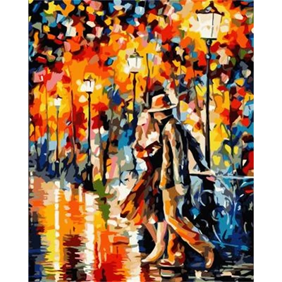 Nyári éjszaka /L. Afremov nyomán/ (40x50 cm)