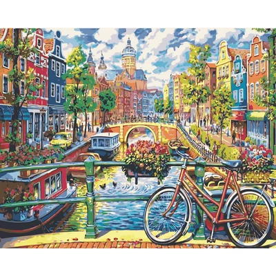 A nyári Amszterdam (50x40 cm)