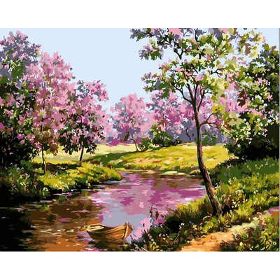 Rózsaszín csend  (50x40 cm)