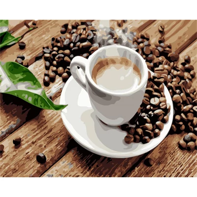 Kávé-illat - SZÁMFESTŐ (50x40 cm)