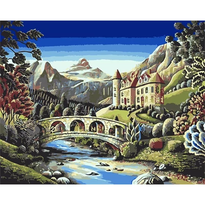 Varázshegyek árnyékában (50x40 cm)