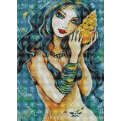 Sellőlány - Gyémántkirakó (30x40 cm - 30 szín)