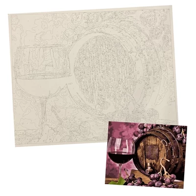 CSAK VÁSZON - Szüret (50x40 cm)