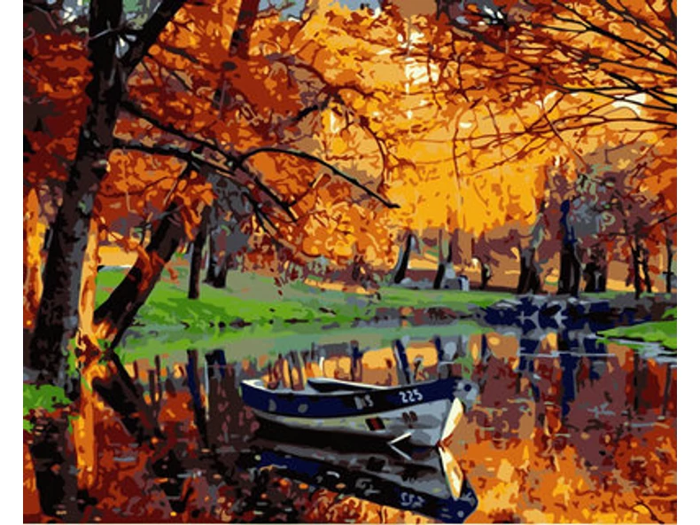 Ősz - a színpompás évszak - és a számfestés!