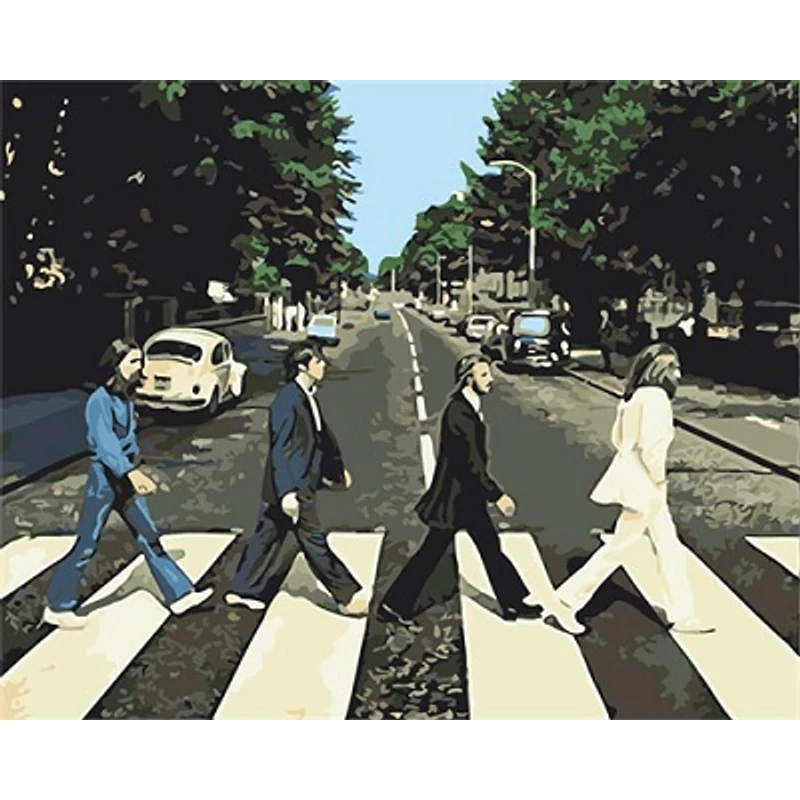 Abbey Road - SZÁMFESTŐ (50x40 cm)
