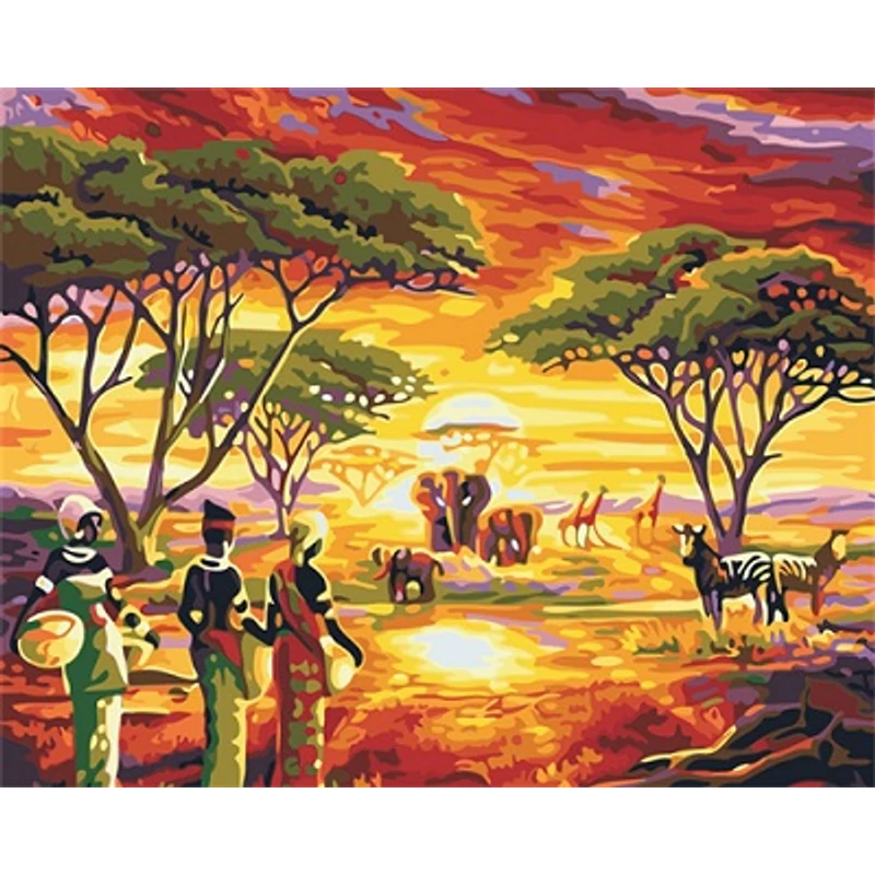 Valahol Afrikában (50x40 cm)