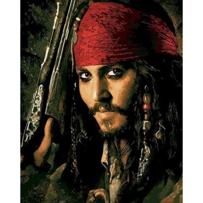 Kalóz /Johnny Depp/ (40x50 cm)