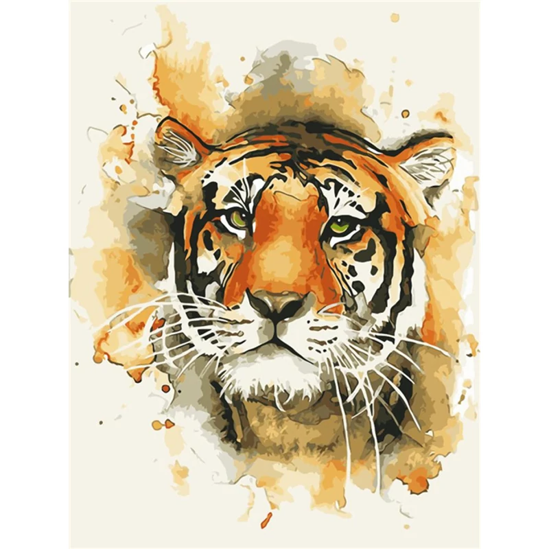 Tigris - SZÁMFESTŐ (40x50 cm)