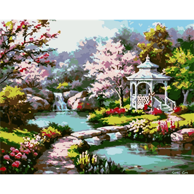 Pavilon a patakparton  (50x40 cm)