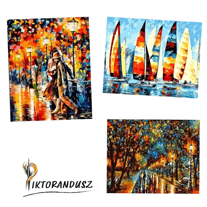Afremov (3 festmény egy csomagban) INGYENES szállítással!