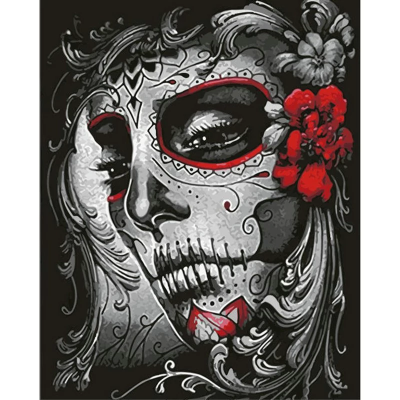 Santa Muerte - La Catrina (40x50 cm)