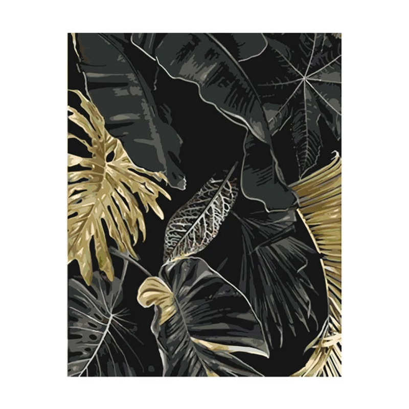 Black & gold (40x50 cm)