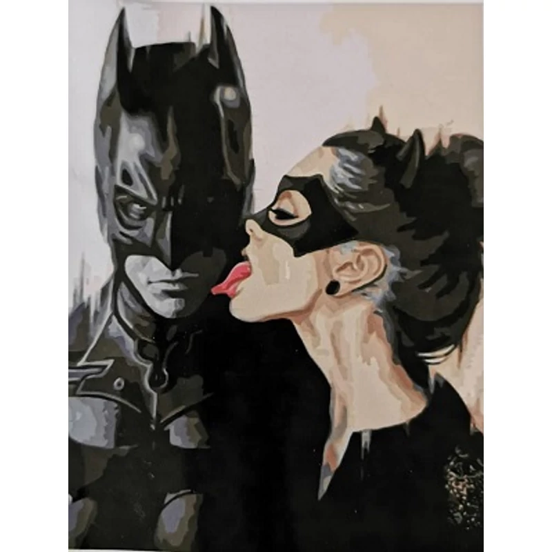 Batman és Macskanő (40x50 cm)