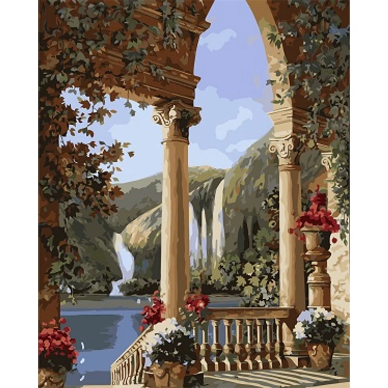 Korinthoszi oszlopok (40x50 cm)